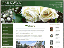 Tablet Screenshot of parkwynberwyn.com